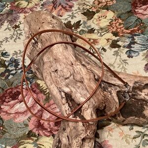 Simple Brown Leather Eyeglass Cord Chain Lanyard
